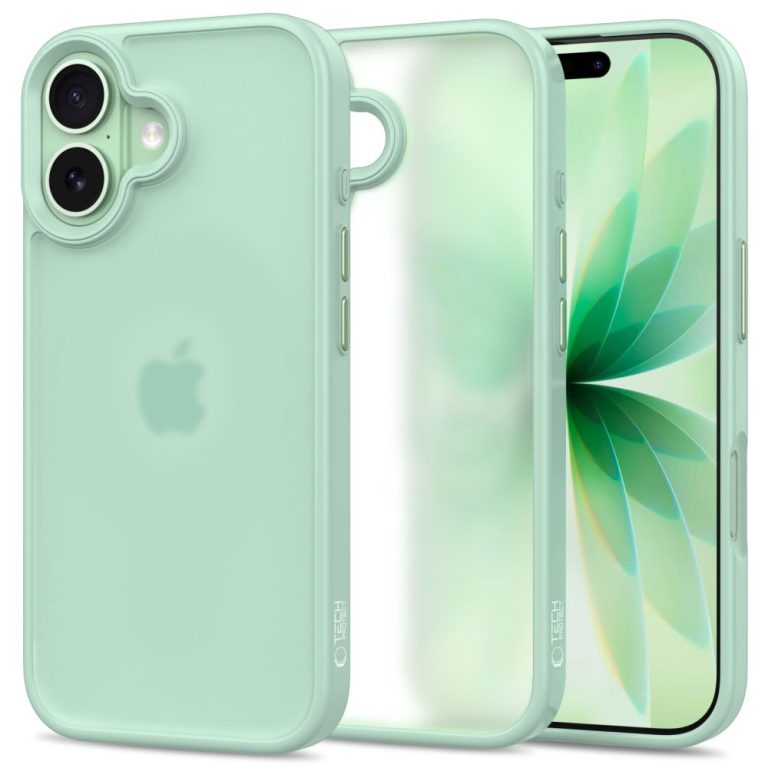 TECH-PROTECT – MAGMAT iPhone 17 tok – MATTE SAGE (matt-átlátszó)