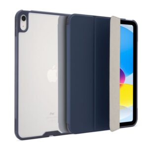 Pipetto – Origami No7 Tri-Folio védőtok, sötét kék - iPad (A16) / iPad (2022)